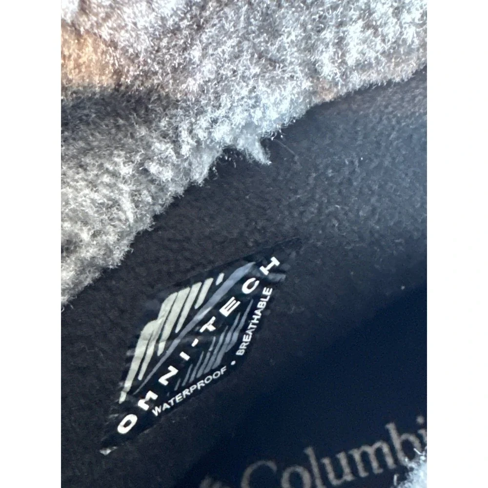 Columbia Minx Shorty II Omni Heat Women Size 7.5 Winter Quilted Faux Fur Boots